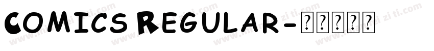 Comics Regular字体转换
